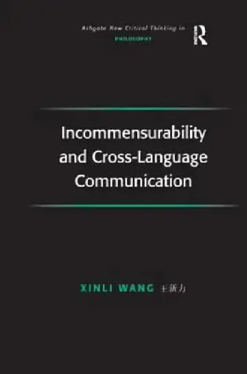 Cover of Incommensurability and Cross-Language Communication