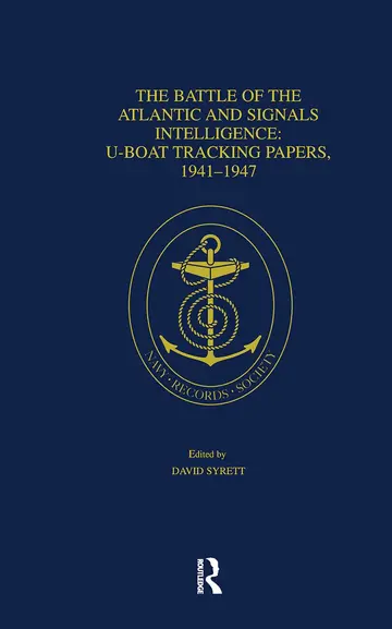 Cover of The Battle of the Atlantic and Signals Intelligence