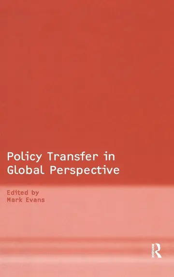 Cover of Policy Transfer in Global Perspective