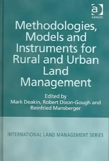 Cover of Methodologies, Models and Instruments for Rural and Urban Land Management