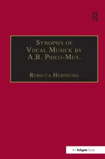Cover of Synopsis of Vocal Musick