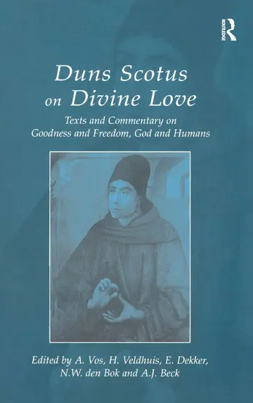 Cover of Duns Scotus on Divine Love