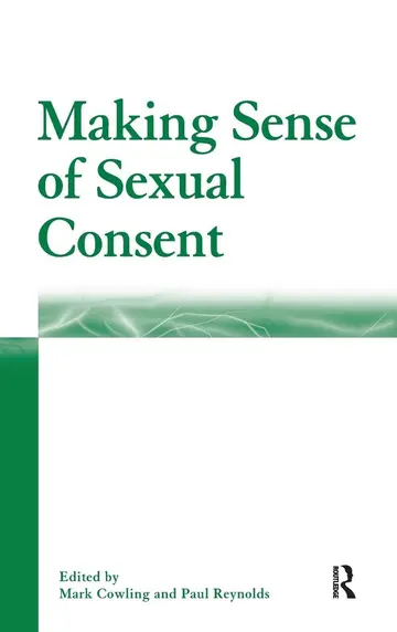 Cover of Making Sense of Sexual Consent
