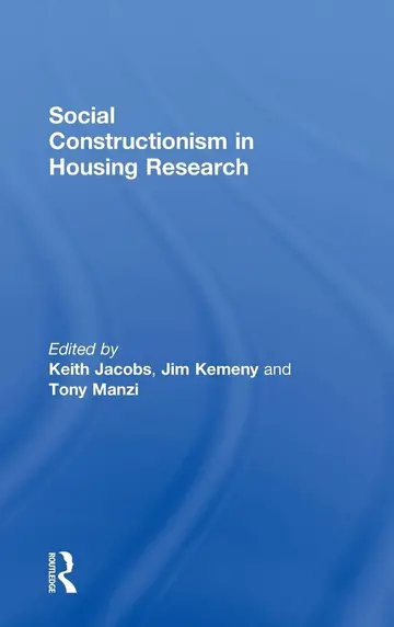 Cover of Social Constructionism in Housing Research