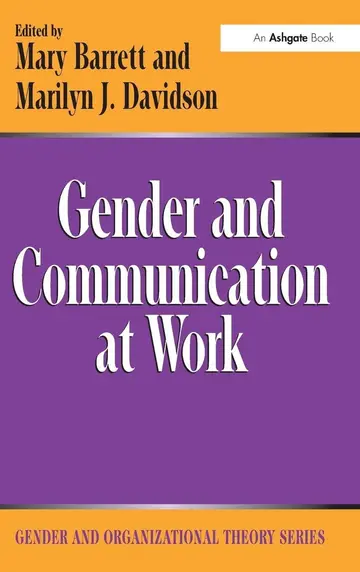 Cover of Gender and Communication at Work