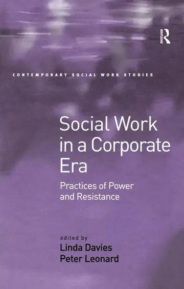 Cover of Social Work in A Corporate Era