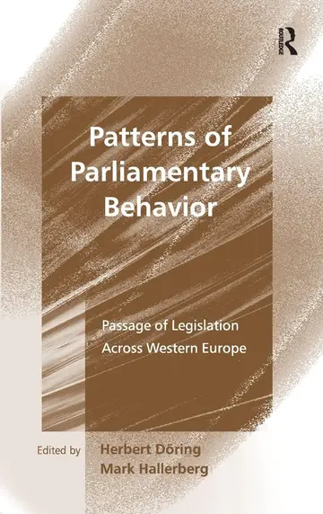 Cover of Patterns of Parliamentary Behaviour