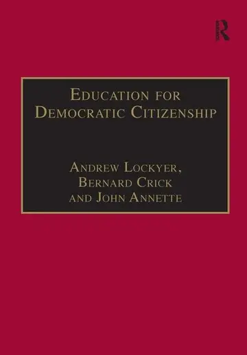 Cover of Education for Democratic Citizenship