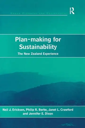 Cover of Plan-Making for Sustainability