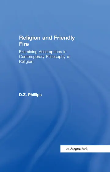 Cover of Religion and Friendly Fire