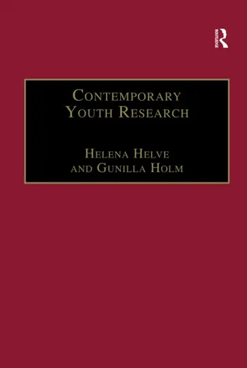 Cover of Contemporary Youth Research
