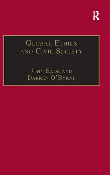 Cover of Global Ethics and Civil Society