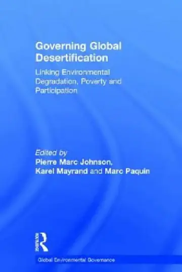 Cover of Governing Global Desertification