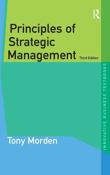 Cover of Principles of Strategic Management