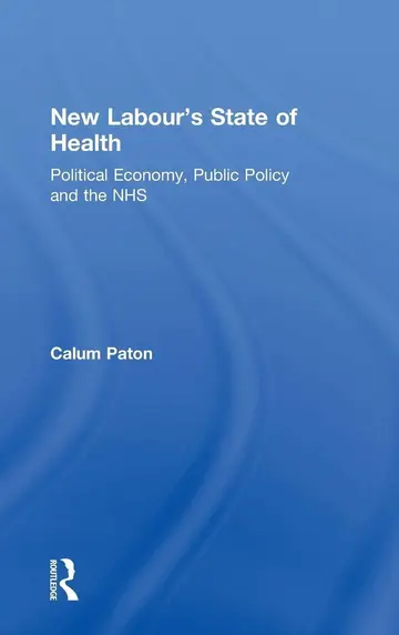 Cover of New Labour's State of Health