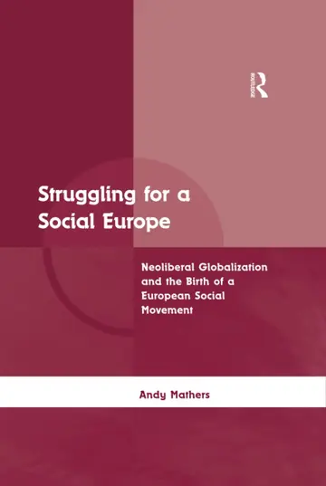 Cover of Struggling for a Social Europe