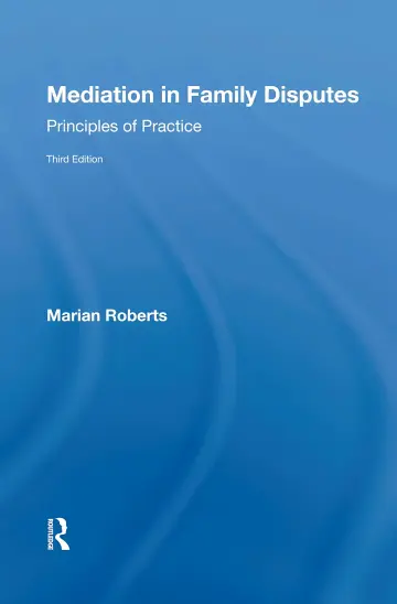 Cover of Mediation in Family Disputes