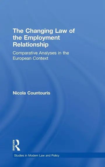 Cover of The Changing Law of the Employment Relationship