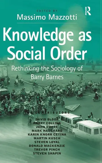 Cover of Knowledge as Social Order