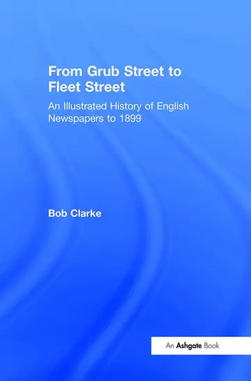 Cover of From Grub Street to Fleet Street