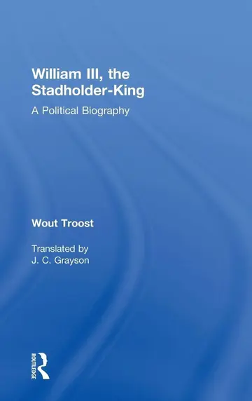 Cover of William III, the Stadholder-King
