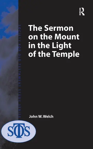 Cover of The Sermon on the Mount in the Light of the Temple