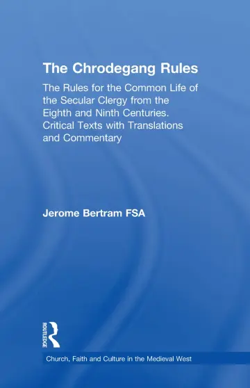 Cover of The Chrodegang Rules