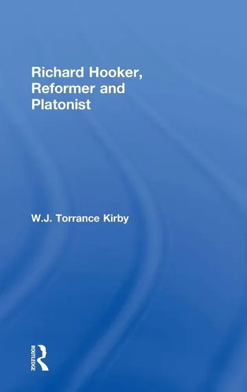 Cover of Richard Hooker, Reformer and Platonist
