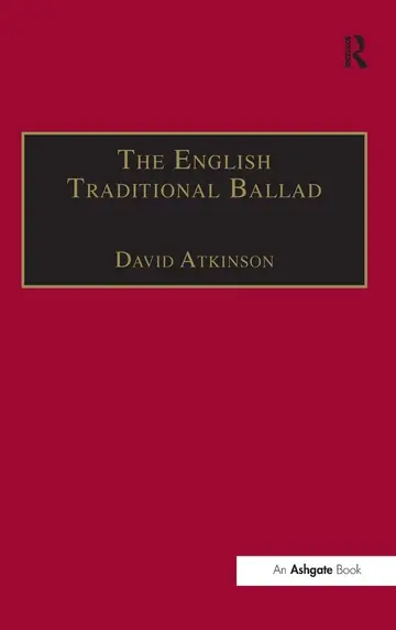 Cover of The English Traditional Ballad