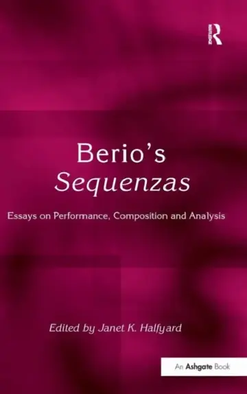 Cover of Berio's Sequenzas