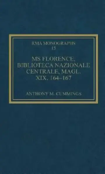 Cover of MS Florence, Biblioteca Nazionale Centrale, Magl. XIX, 164-167