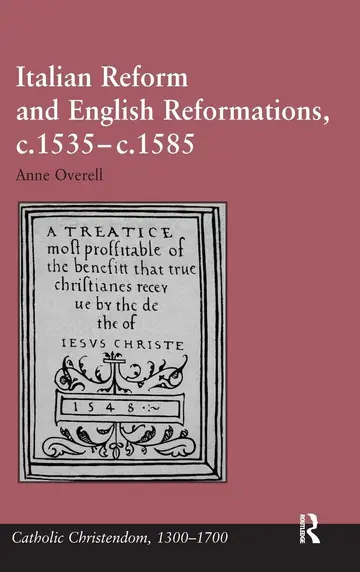 Cover of Italian Reform and English Reformations, c.1535-c.1585