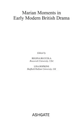 Cover of Marian Moments in Early Modern British Drama