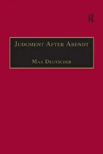 Cover of Judgment After Arendt