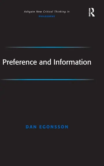 Cover of Preference and Information