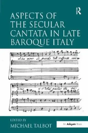 Cover of Aspects of the Secular Cantata in Late Baroque Italy