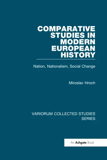 Cover of Comparative Studies in Modern European History