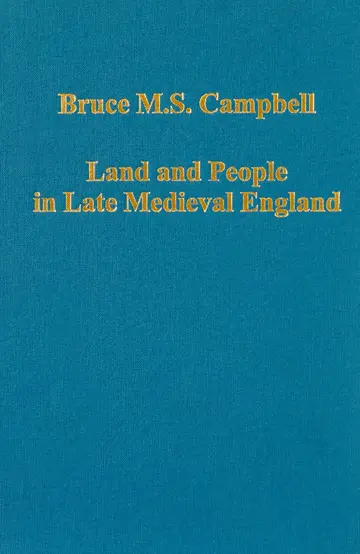 Cover of Land and People in Late Medieval England