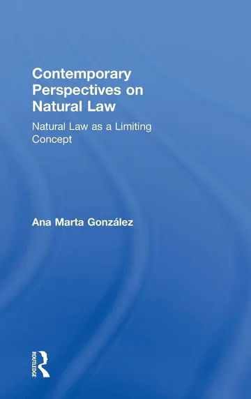 Cover of Contemporary Perspectives on Natural Law
