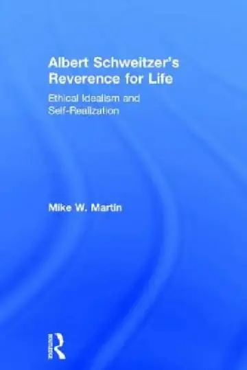 Cover of Albert Schweitzer's Reverence for Life