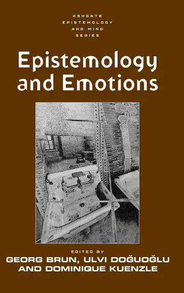 Cover of Epistemology and Emotions