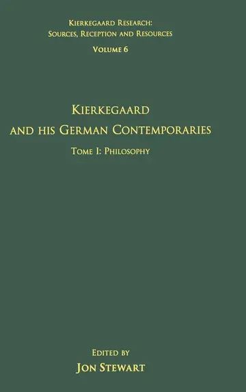 Cover of Kierkegaard and His German Contemporaries