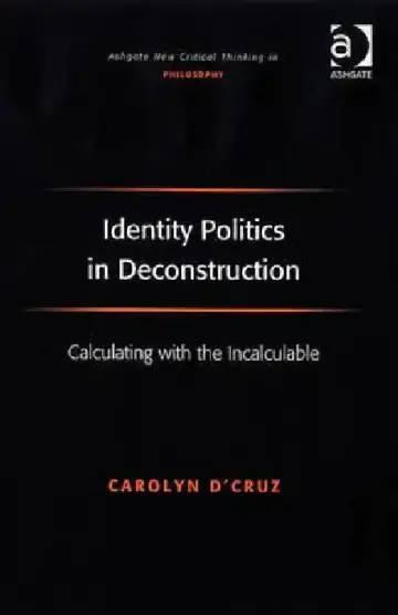 Cover of Identity Politics in Deconstruction