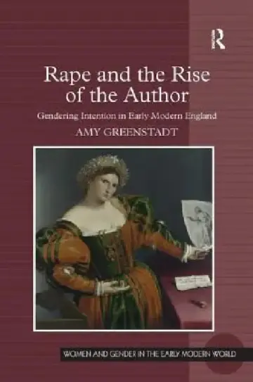 Cover of Rape and the Rise of the Author
