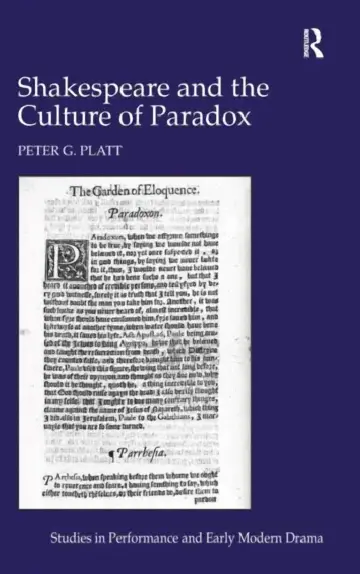 Cover of Shakespeare and the Culture of Paradox