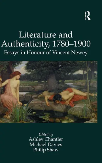 Cover of Literature and Authenticity, 1780–1900