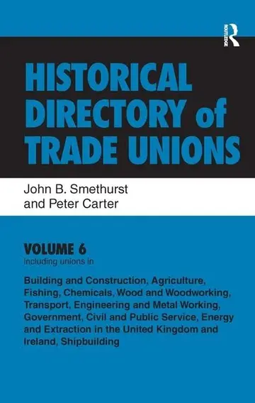 Cover of Historical Directory of Trade Unions