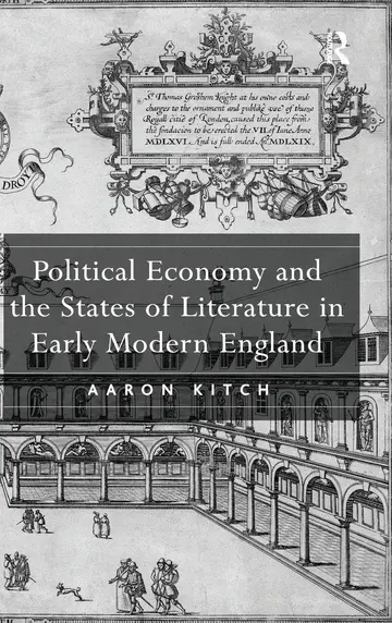 Cover of Political Economy and the States of Literature in Early Modern England