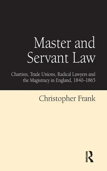 Cover of Master and Servant Law