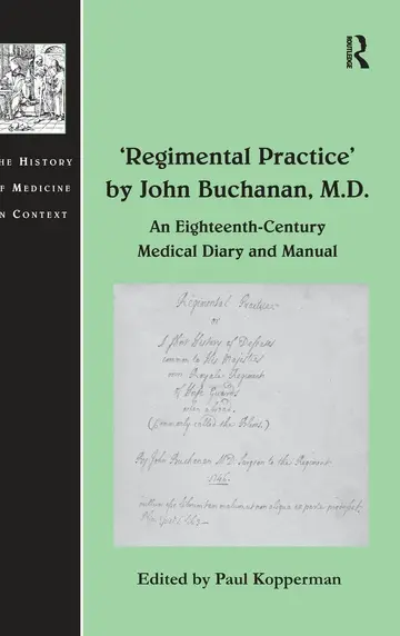 Cover of 'Regimental Practice' by John Buchanan, M.D